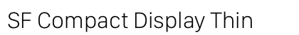 SF Compact Display Thin Preview