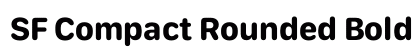 SF Compact Rounded Bold Preview