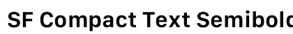 SF Compact Text Semibold Preview