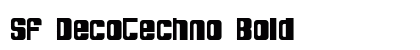 SF DecoTechno Bold Preview