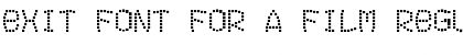 Download Exit font for a film Font Download Exit font for a film Font