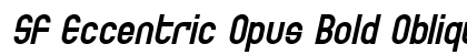SF Eccentric Opus Bold Oblique preview