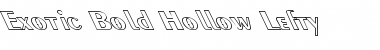 Download Exotic-Bold Hollow Lefty Font Download Exotic-Bold Hollow Lefty Font