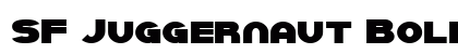 SF Juggernaut Bold preview
