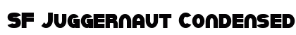 SF Juggernaut Condensed Bold preview