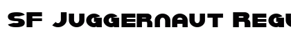 SF Juggernaut Regular preview