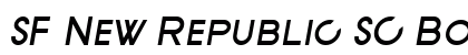 SF New Republic SC Bold Italic Preview