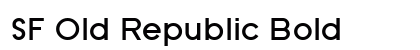 SF Old Republic Bold preview