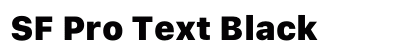 SF Pro Text Black preview