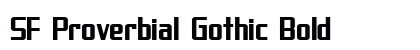 SF Proverbial Gothic Bold Preview