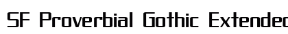 SF Proverbial Gothic Extended Regular preview