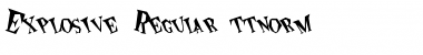 Download Explosive Font Download Explosive Font