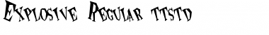 Download Explosive Font