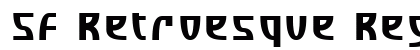 SF Retroesque Regular preview