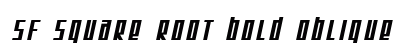 SF Square Root Bold Oblique Preview