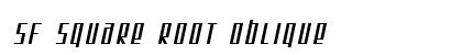 SF Square Root Oblique Preview