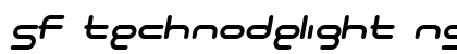 SF Technodelight NS Italic Preview