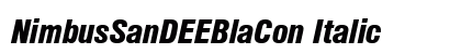 NimbusSanDEEBlaCon Italic preview