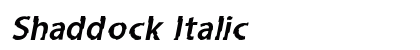 Shaddock Italic preview