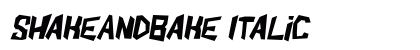 ShakeAndBake Italic preview