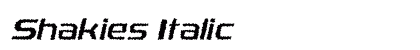 Shakies Italic preview