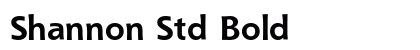 Shannon Std Bold preview