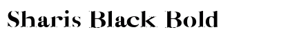 Sharis Black Bold preview