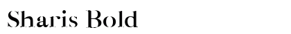 Sharis Bold preview