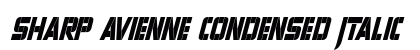 Sharp Avienne Condensed Italic preview