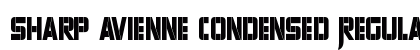 Sharp Avienne Condensed Regular preview