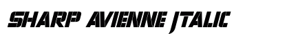 Sharp Avienne Italic preview