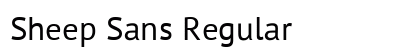 Sheep Sans Regular preview