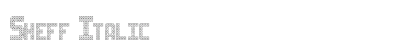 Sheff Italic preview