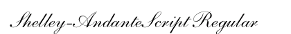Shelley-AndanteScript Regular preview