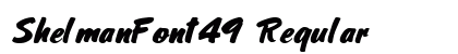 ShelmanFont49 Regular Preview