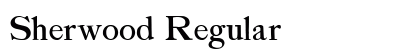 Sherwood Regular preview