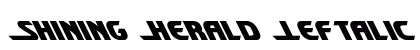 Shining Herald Leftalic Italic preview