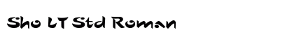 Sho LT Std Roman preview