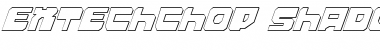 Extechchop Shadow Shadow Font