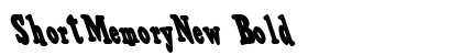 ShortMemoryNew Bold preview