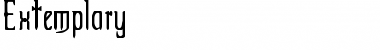 Download Extemplary Font Download Extemplary Font