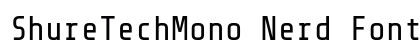 ShureTechMono Nerd Font Mono Regular preview