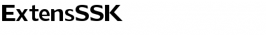 Download ExtensSSK Font