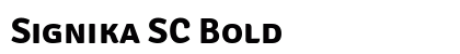 Signika SC Bold preview
