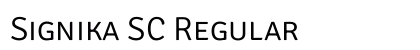 Signika SC Regular Preview