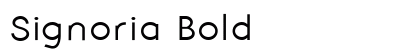 Signoria Bold preview