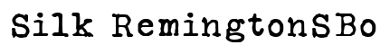 Silk RemingtonSBold Regular preview