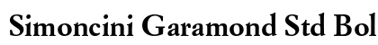 Simoncini Garamond Std Bold preview