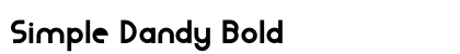 Simple Dandy Bold preview