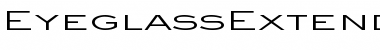 EyeglassExtended Normal Font